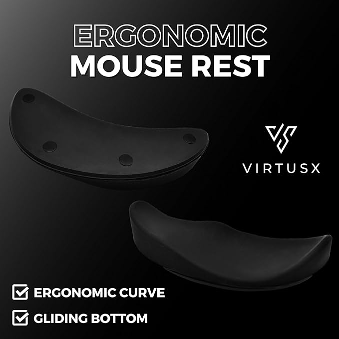 Rested Mouse Ergonomic Mouse Wrist Rest – Virtusx